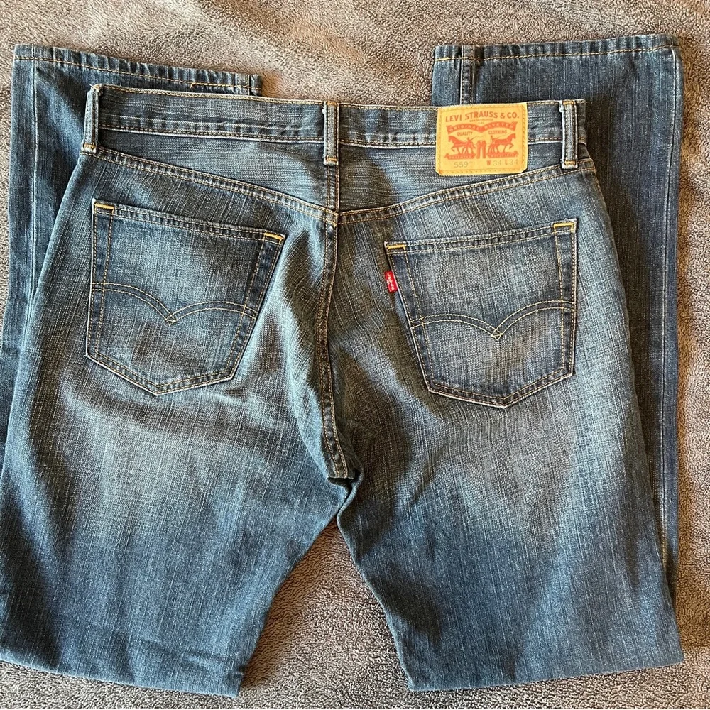 🔥Men's Levi Blue Straight Jeans